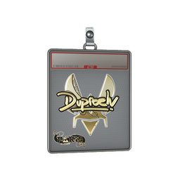 Sticker Slab | dupreeh (Gold) | Paris 2023