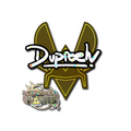 Sticker | dupreeh (Glitter, Champion) | Paris 2023