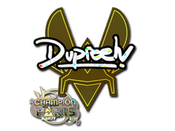 Sticker | dupreeh (Glitter, Champion) | Paris 2023