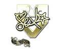 Sticker | dexter (Gold) | Paris 2023