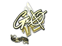 Sticker | gxx- (Gold) | Paris 2023