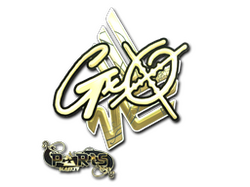 Sticker | gxx- (Gold) | Paris 2023