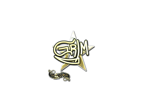 Aufkleber | Grim (Gold) | Paris 2023