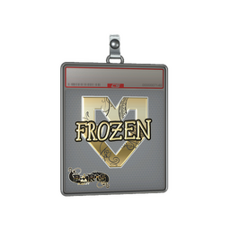 Sticker Slab | frozen (Gold) | Paris 2023