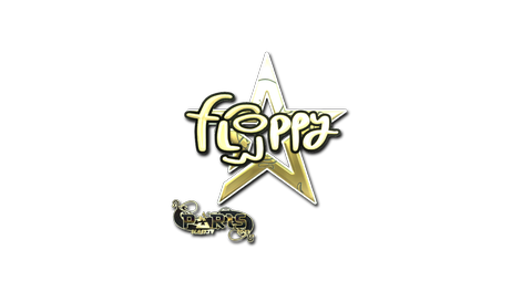 Sticker | floppy (Gold) | Paris 2023