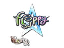 Sticker | floppy (Holo) | Paris 2023