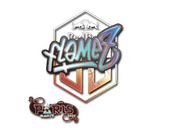 Наклейка | FlameZ (голографическая) | Париж-2023