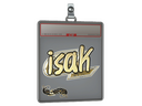 Sticker Slab | isak (Gold) | Paris 2023