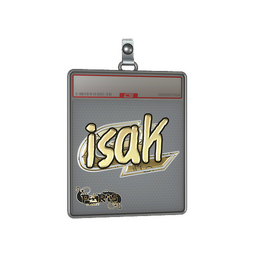 Sticker Slab | isak (Gold) | Paris 2023