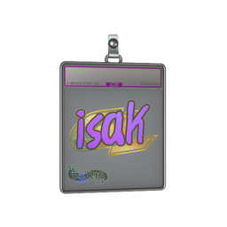 Sticker Slab | isak (Holo) | Paris 2023
