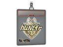 Sticker Slab | huNter- (Gold) | Paris 2023