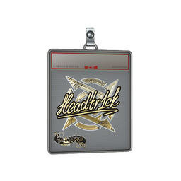 Sticker Slab | headtr1ck (Gold) | Paris 2023