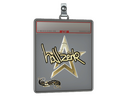 Sticker Slab | hallzerk (Gold) | Paris 2023