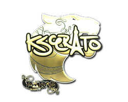 Sticker | KSCERATO (Gold) | Paris 2023