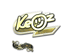 Sticker | Keoz (Gold) | Paris 2023