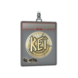 Sticker Slab | KEi (Gold) | Paris 2023