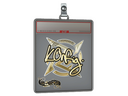 Sticker Slab | k0nfig (Gold) | Paris 2023