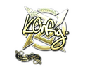 Sticker | k0nfig (Gold) | Paris 2023