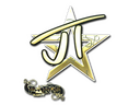 Sticker | JT (Gold) | Paris 2023