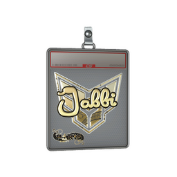 Sticker Slab | jabbi (Gold) | Paris 2023