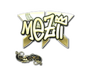 Sticker | mezii (Gold) | Paris 2023