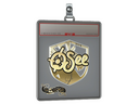 Sticker Slab | oSee (Gold) | Paris 2023