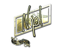 Sticker | npl (Gold) | Paris 2023