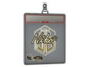 Sticker Slab | niko (Gold) | Paris 2023