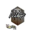 Sticker | niko (Glitter)  | Paris 2023