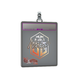Sticker Slab | niko (Holo)  | Paris 2023