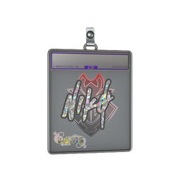 Sticker Slab | NiKo (Glitter) | Paris 2023