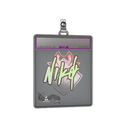 Sticker Slab | NiKo (Holo) | Paris 2023