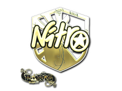 Sticker | nitr0 (Gold) | Paris 2023