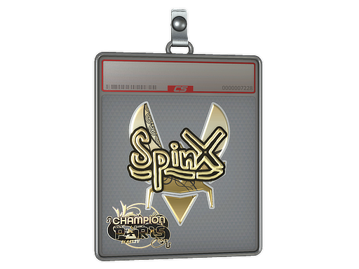 Sticker Slab | Spinx (Gold, Champion) | Paris 2023