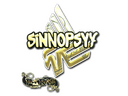 Sticker | sinnopsyy (Gold) | Paris 2023