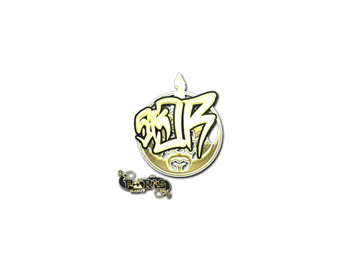 Наліпка | sk0R (золота) | Париж 2023