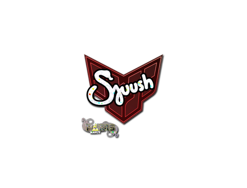 Naklejka | sjuush (brokatowa) | Paryż 2023
