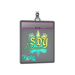 Sticker Slab | sdy (Holo) | Paris 2023