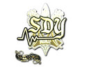 Sticker | sdy (Gold) | Paris 2023
