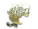 Sticker | saffee (Gold) | Paris 2023