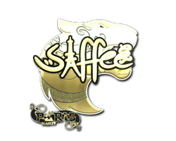 Sticker | saffee (Gold) | Paris 2023