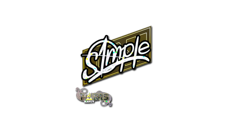 Sticker | s1mple (Glitter) | Paris 2023