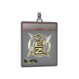 Sticker Slab | REZ (Gold) | Paris 2023