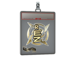 Sticker Slab | REZ (Gold) | Paris 2023