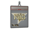 Sticker Slab | rain (Gold) | Paris 2023