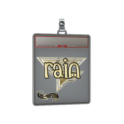 Sticker Slab | rain (Gold) | Paris 2023