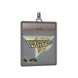 Sticker Slab | Twistzz (Gold) | Paris 2023