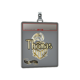Sticker Slab | Thomas (Gold) | Paris 2023
