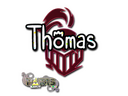 Sticker | Thomas (Glitter) | Paris 2023