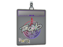 Sticker Slab | Techno4K (Glitter) | Paris 2023